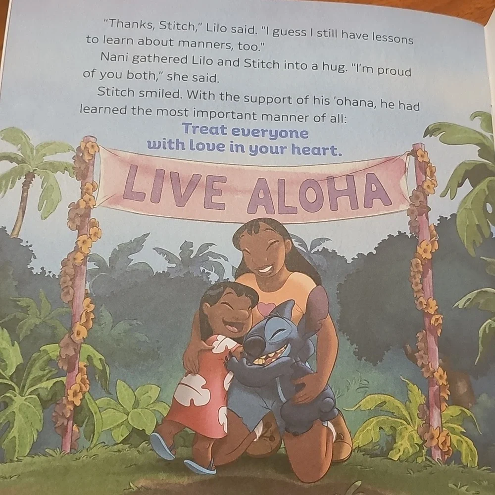 Disney Stitch Manners Matter Book. #4 everyday lessons. Nwts